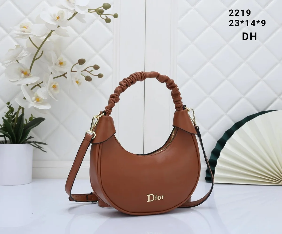 Dior Dior Saddle Tan Leather Shoulder Bag Brown
