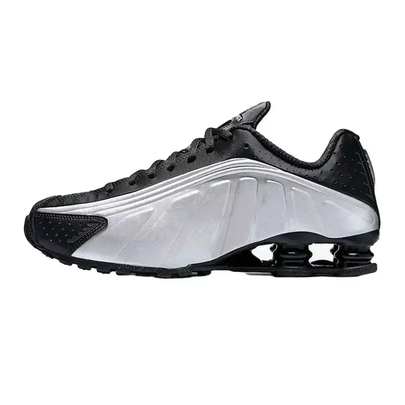 Nike Nike Shox R4 Black Silver Sneakers Black - 1