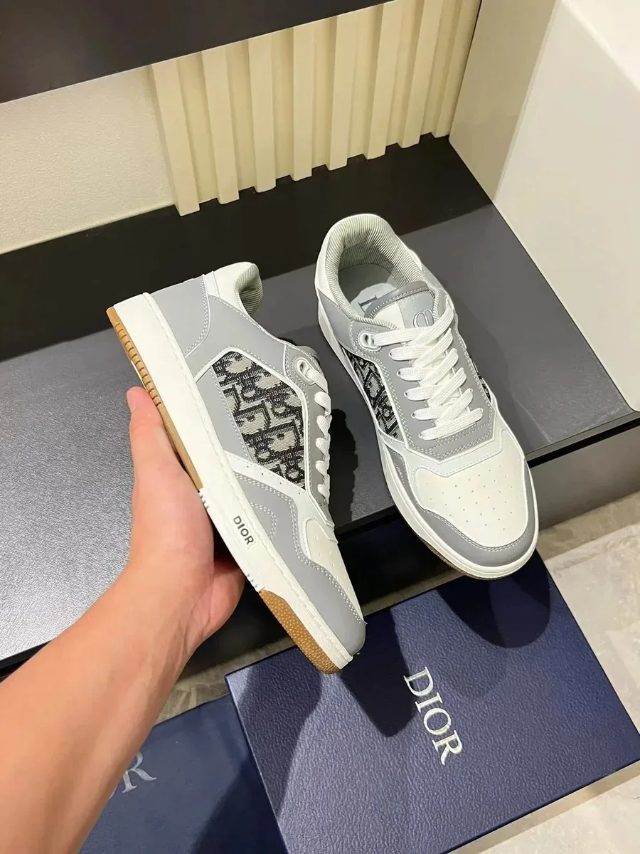 Dior Dior Dior Oblique B33 Grey/White Sneakers Grey