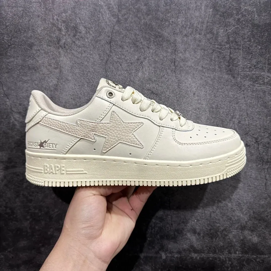 A Bathing Ape A Bathing Ape BAPE STA Rice White Sneakers White - 1