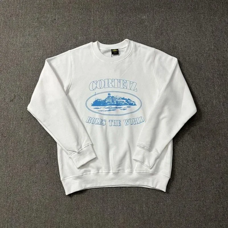 Corteiz Corteiz White Light Blue Sweatshirt White