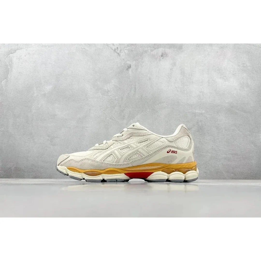 ASICS ASICS GEL-NIMBUS 25 Sail/University Red Sneakers White - 1