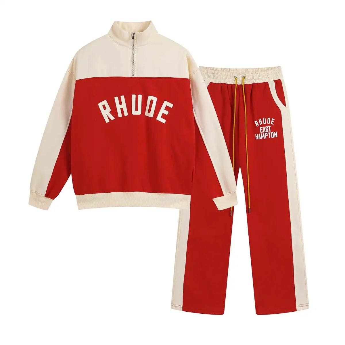 Rhude Rhude Red/Ivory Co-ord Set Red - 1