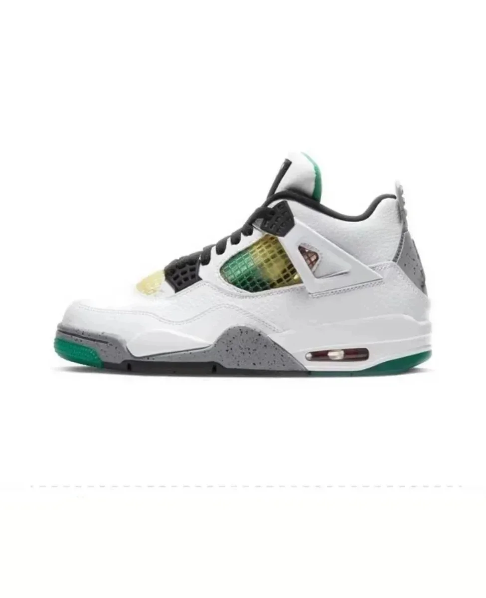 Jordan Jordan Air Jordan 4 University Green Sneakers White