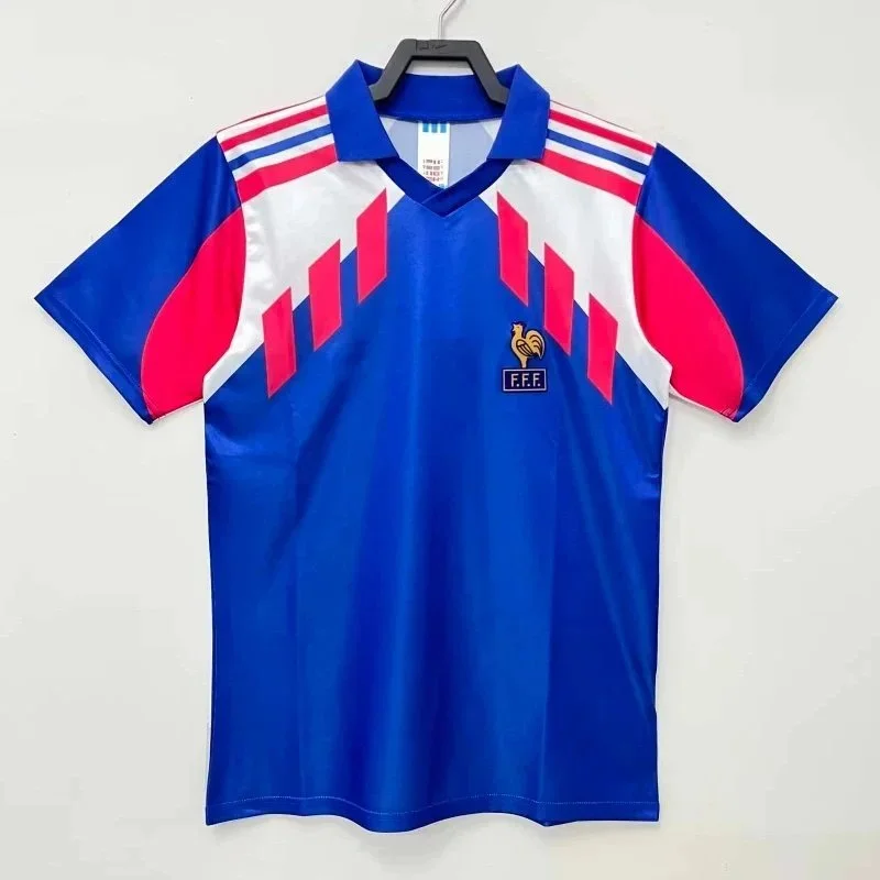 Adidas Adidas Classic Football France Jersey Blue Red White Blue - 1