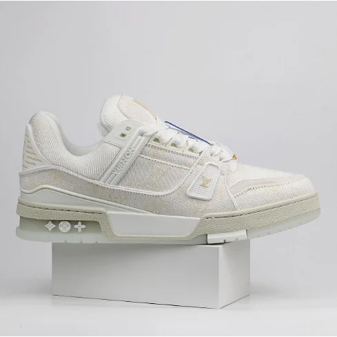 Louis Vuitton Louis Vuitton LV Trainer White/Beige Sneakers White
