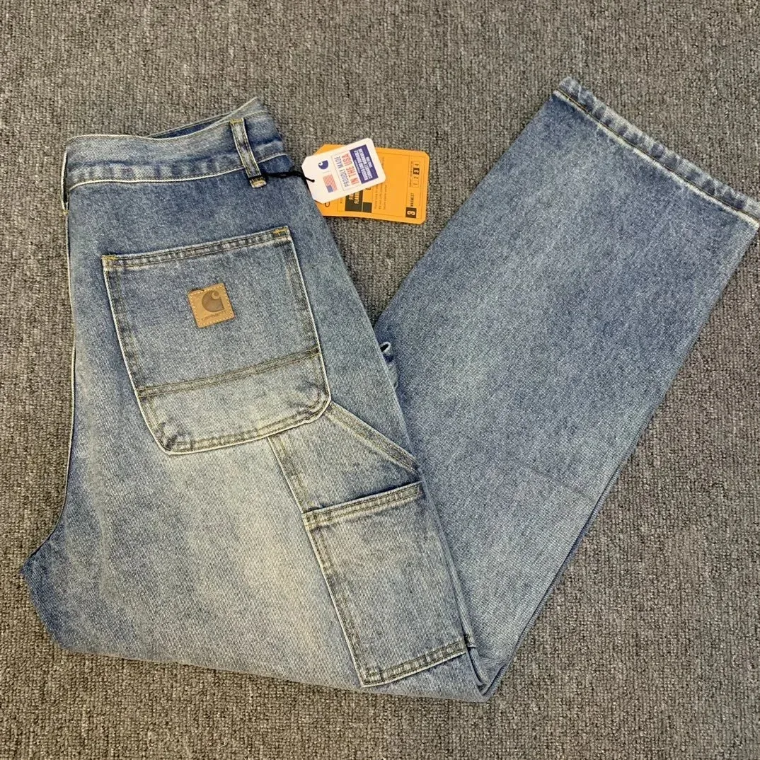 Carhartt Carhartt Detroit Nostalgic Blue Trousers Blue - 1
