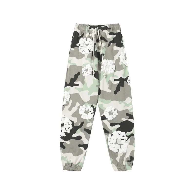 Other Unisex Camo Floral Sweatpants 3迷彩灰 Grey - 1
