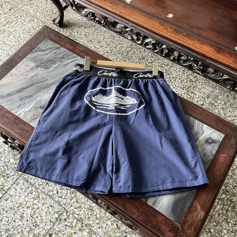 Other Blue Graphic Shorts Blue - 1