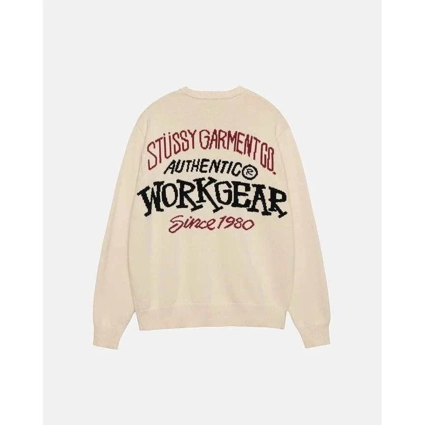 Stussy Stussy Workgear Apricot Sweatshirt Beige - 1