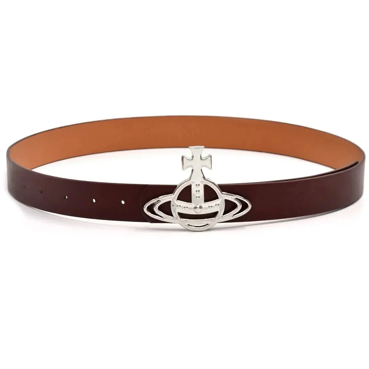 Vivienne Westwood Vivienne Westwood Orb Belt Brown Leather Brown - 1