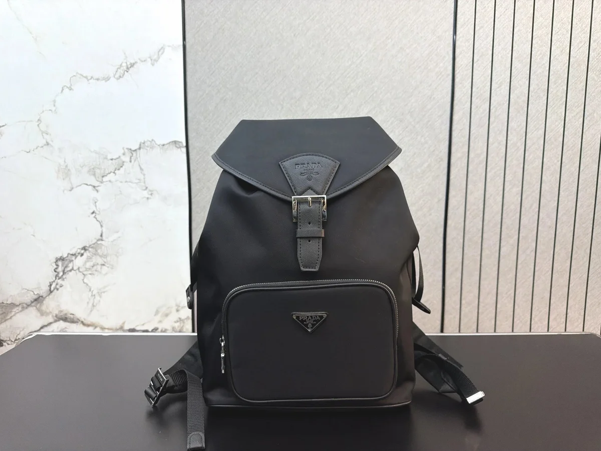 Prada Prada Backpack 3 Black Nylon Backpack Black