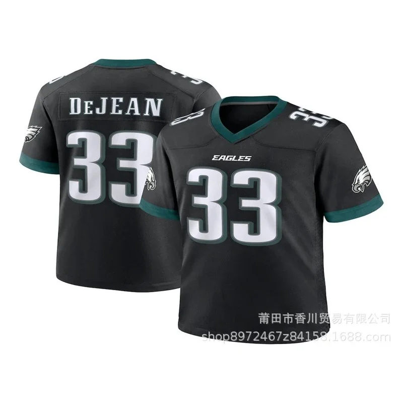 Other Philadelphia Eagles #33 DEJEAN Black Jersey Black - 1