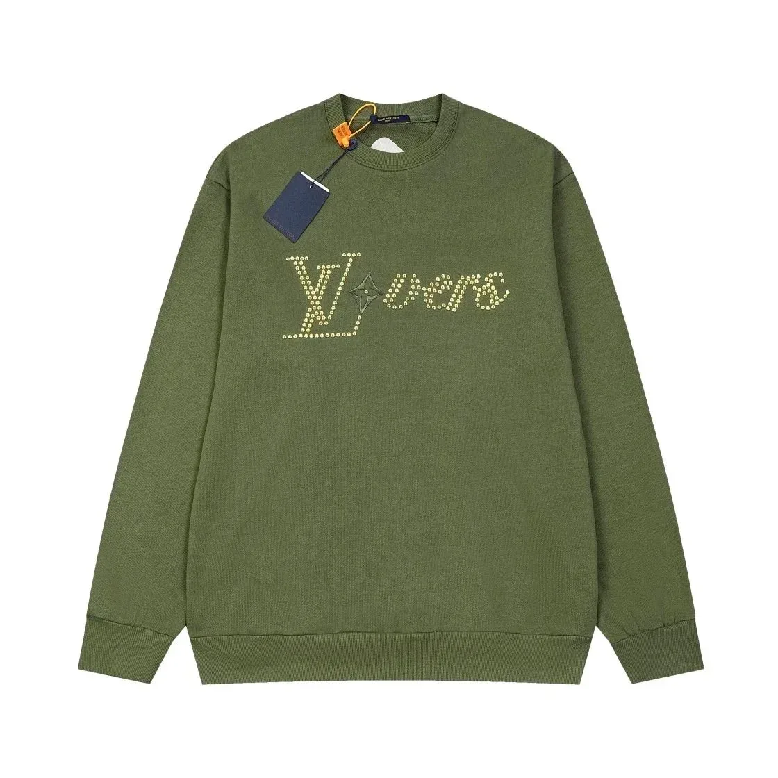 Louis Vuitton Louis Vuitton Monogram Olive Green Sweatshirt Green