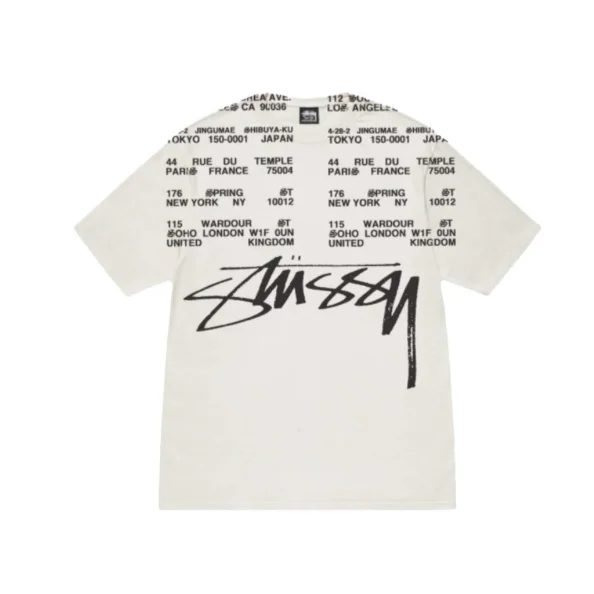 Stussy Stussy Stüssy Bear T-Shirt White White - 1