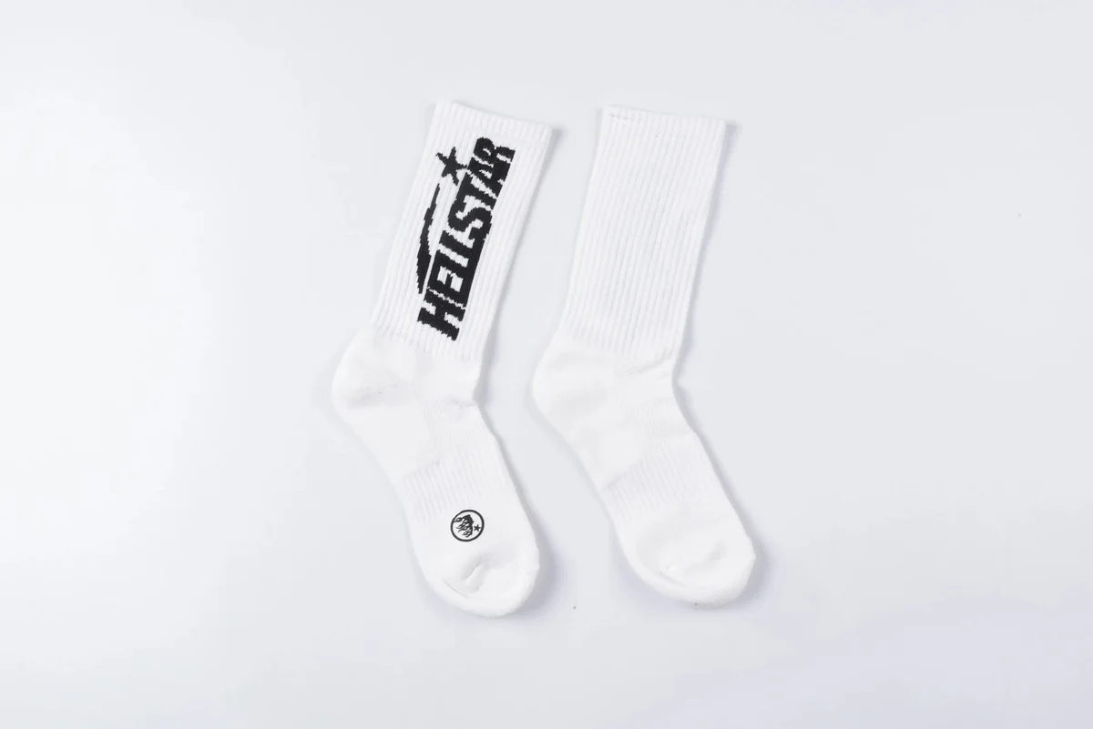 Hellstar Hellstar White Hellstar Socks White