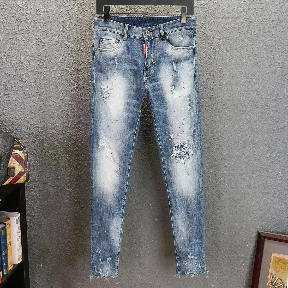DSQUARED2 DSQUARED2 Distressed Denim Jeans Blue - 1