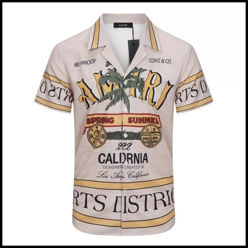Amiri Amiri California Spring Summer Shirt Beige Beige - 1