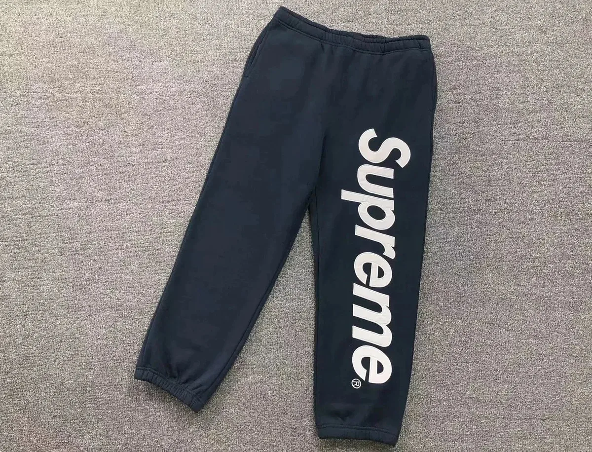 Supreme Supreme Supreme Sweatpants Navy Navy - 1