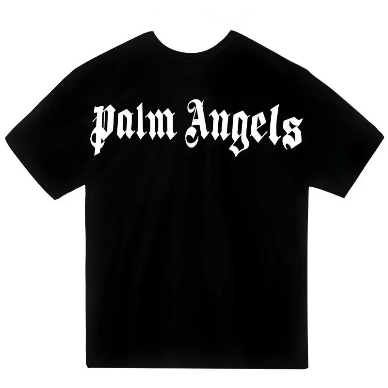 Palm Angels Palm Angels Black 'Palm Angels' T-Shirt Black - 1