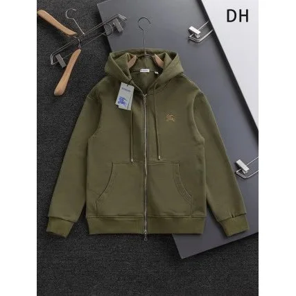 Burberry Burberry TB Monogram Olive Hoodie Sweatshirt Multicolor - 1