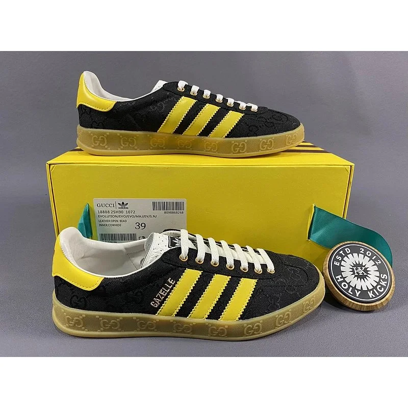 Gucci Gucci Gazelle Black/Yellow Sneakers Black