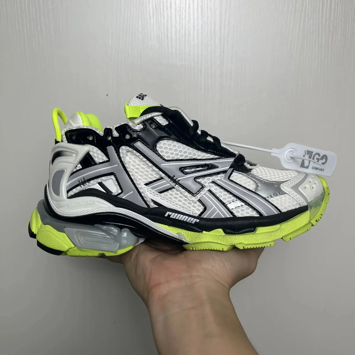 Balenciaga Balenciaga Triple S White/Black/Neon Yellow Sneakers White