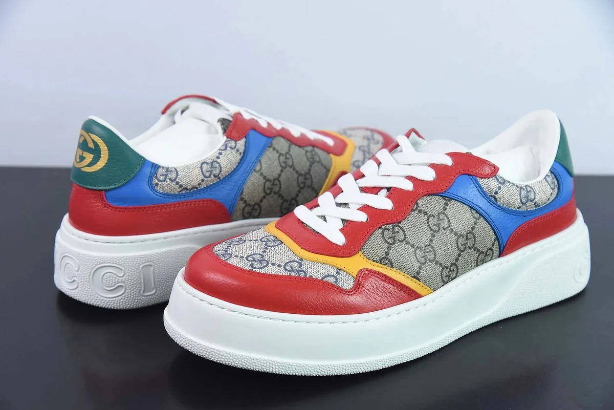 Gucci Gucci GG Supreme Multi-Color Sneakers Multicolor - 1