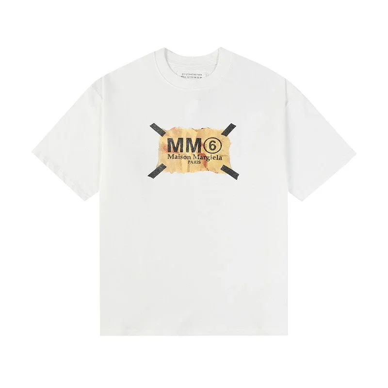 Maison Margiela Maison Margiela MM6 White Logo T-Shirt White - 1