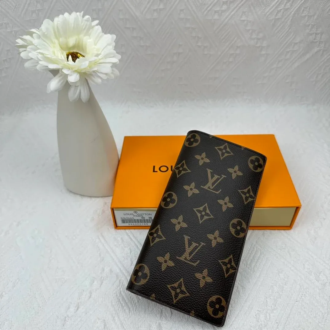 Louis Vuitton Louis Vuitton Monogram Classic Wallet Brown