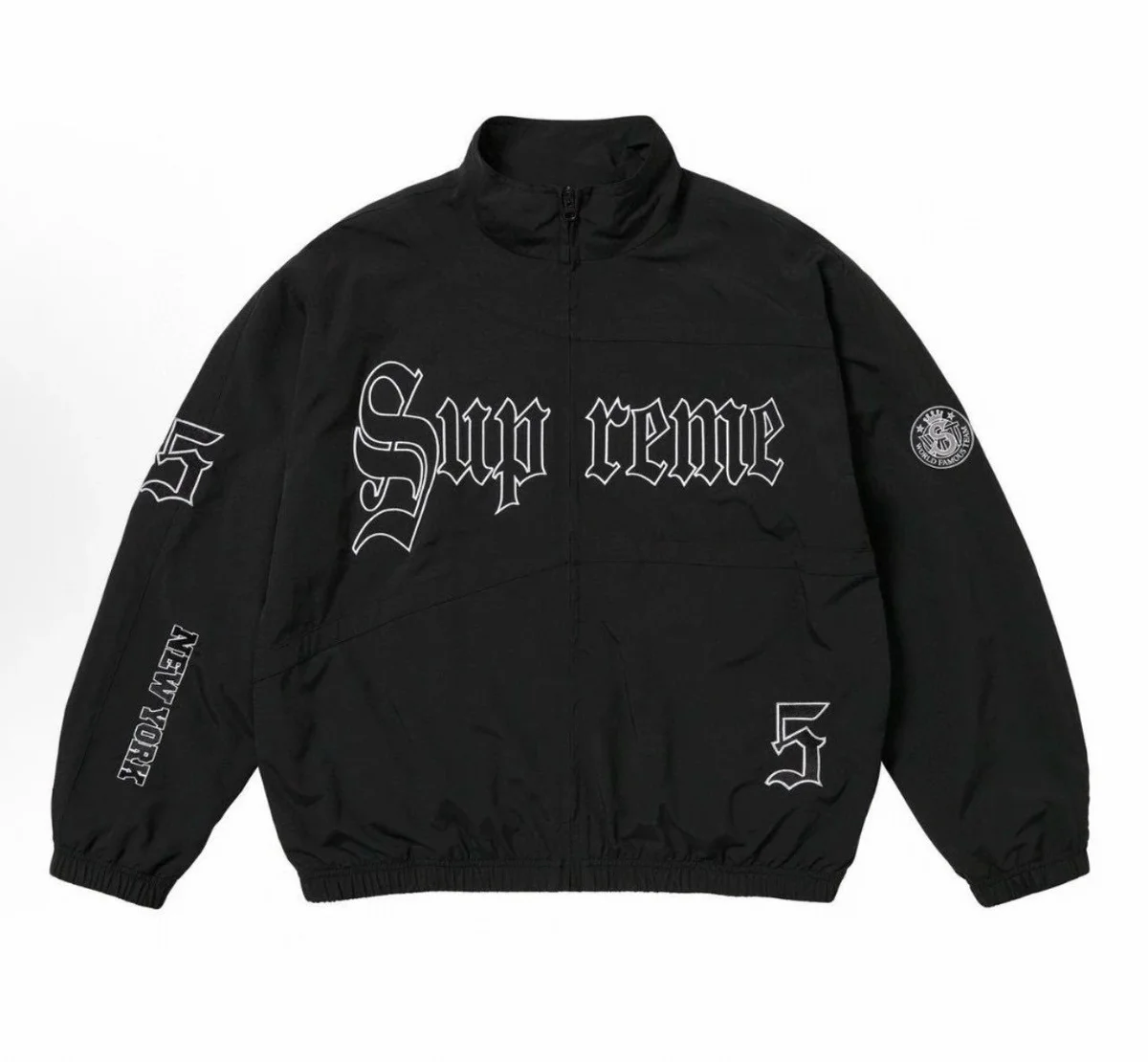 Supreme Supreme Track Jacket G078 Black Tops Black - 1