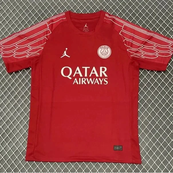 Nike Nike Air Jordan Paris Saint-Germain Red Jersey Red - 1