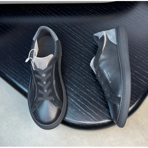 Givenchy Givenchy Givenchy Black/Grey Leather Sneakers Black