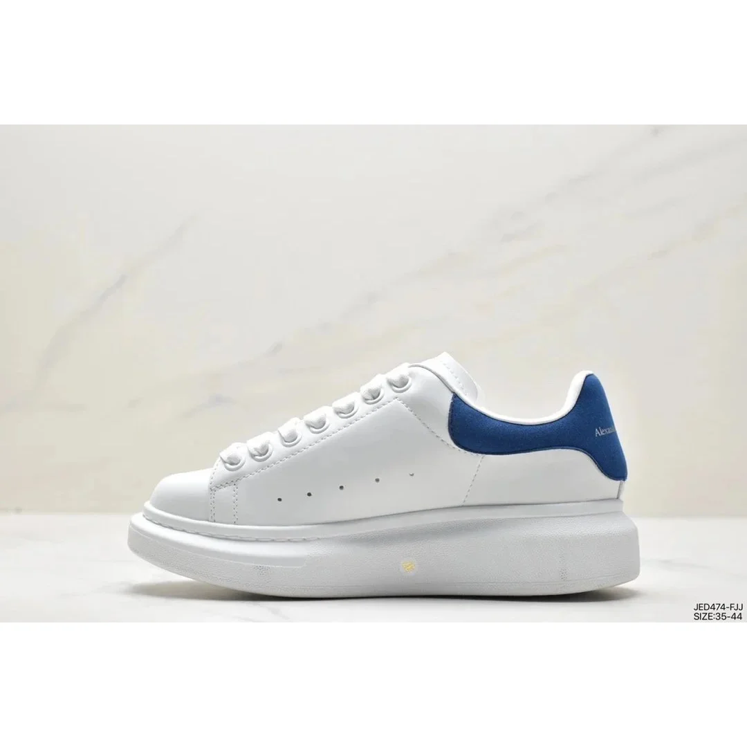 Alexander McQueen Alexander McQueen McQueen White/Blue Sneakers White - 1