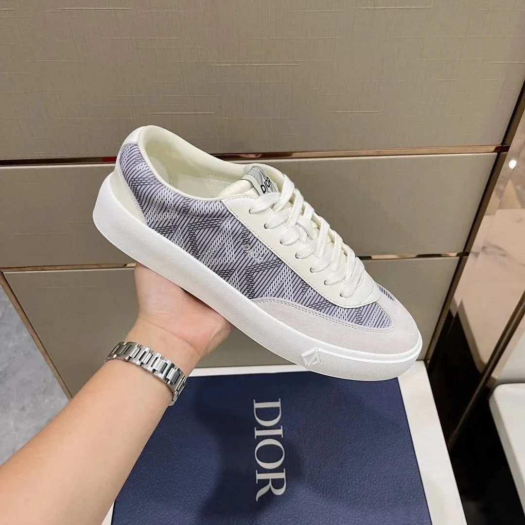 Dior Dior B23 Grey/White Pattern Sneaker Grey