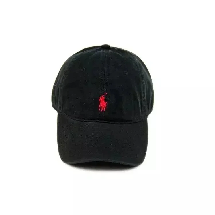 Polo Ralph Lauren Polo Ralph Lauren Classic Logo Black/Red Baseball Cap Black - 1