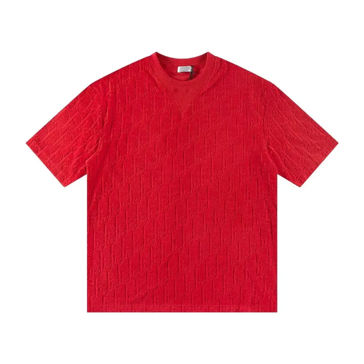 Dior Dior Air Force 1 Red Logo T-Shirt Red - 1
