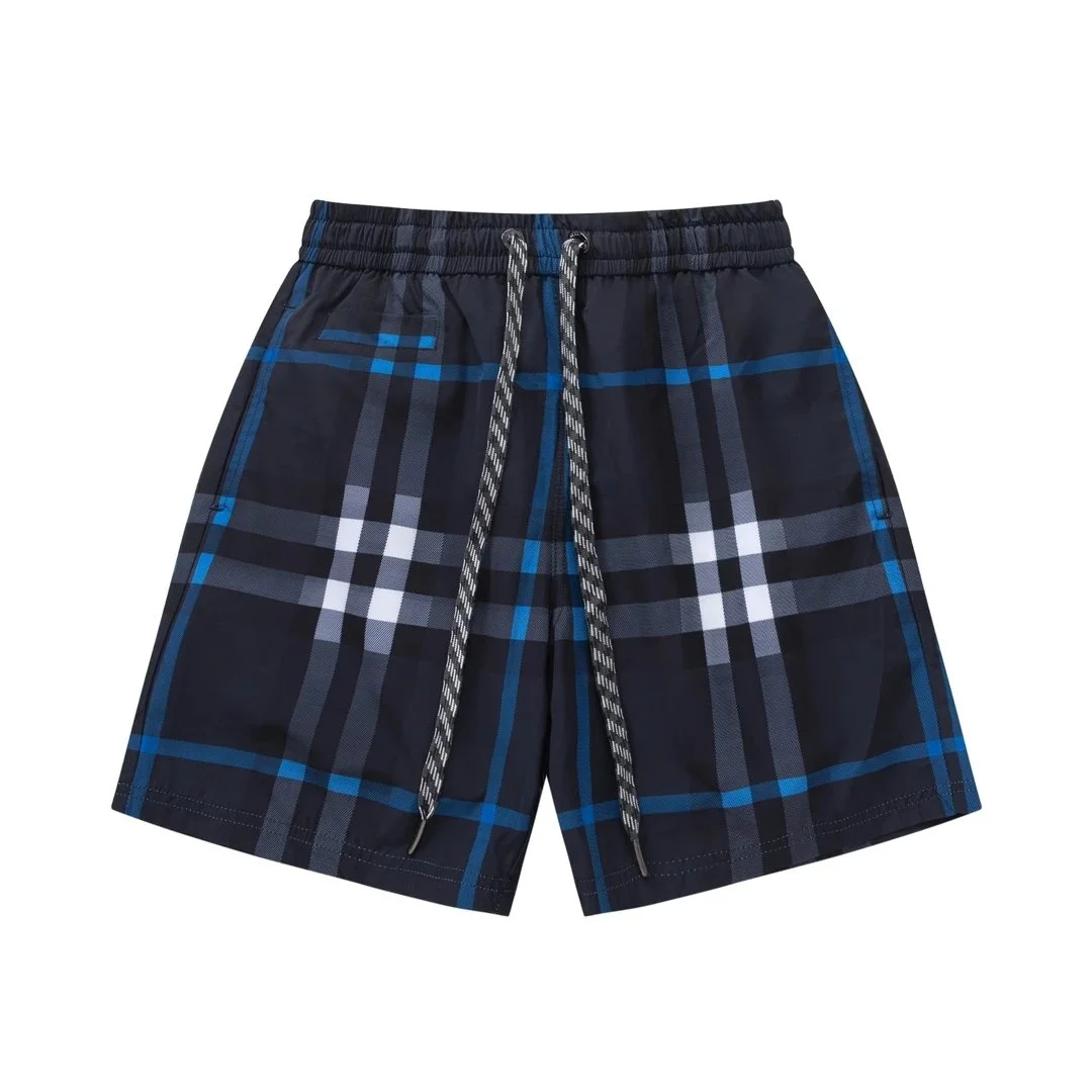 Burberry Burberry Vintage Check Navy Blue Check Shorts Navy