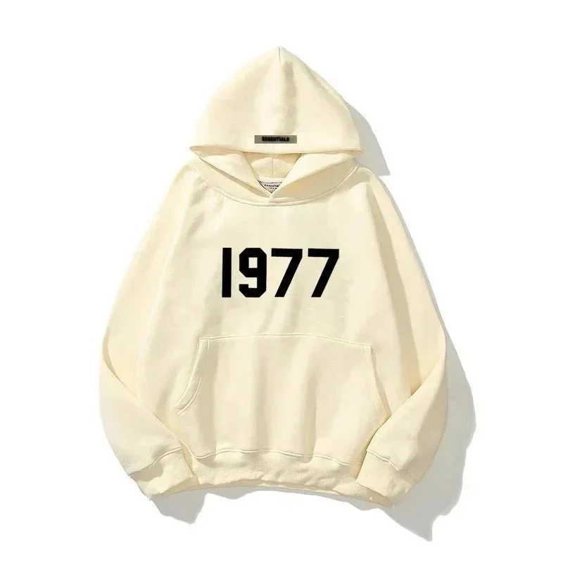 Fear of God Fear of God Essentials 1977 Cream Hoodie Cream