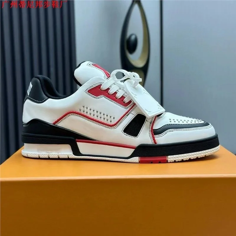 Louis Vuitton Louis Vuitton LV Trainer White/Red/Black Sneaker White