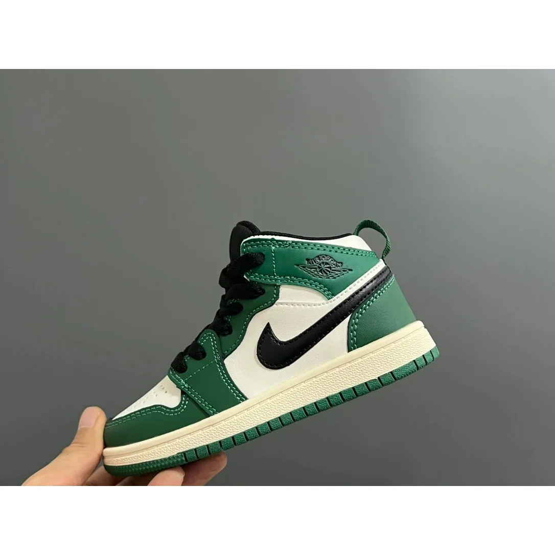 Jordan Jordan Air Jordan 1 Green/White/Black Sneaker Green