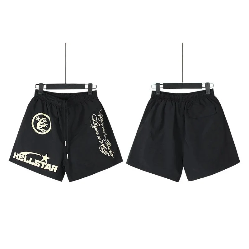 Hellstar Hellstar 709 Black Shorts Streetwear Black - 1