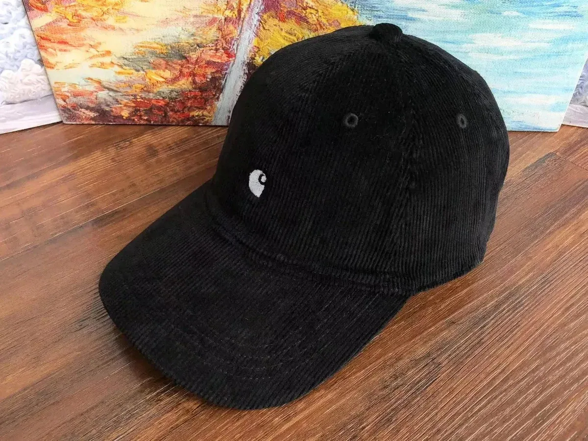 Carhartt Carhartt Corduroy Cap Black Headwear Black - 1