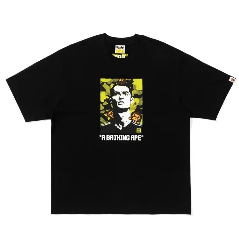 A Bathing Ape A Bathing Ape BAPE STA Black Graphic T-Shirt Black - 1