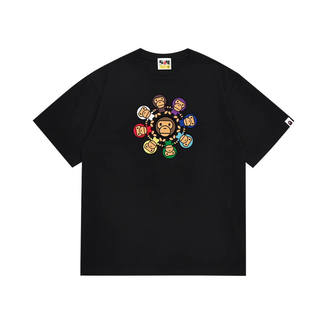 A Bathing Ape A Bathing Ape BAPE STA 132 Black T-Shirt Black - 1
