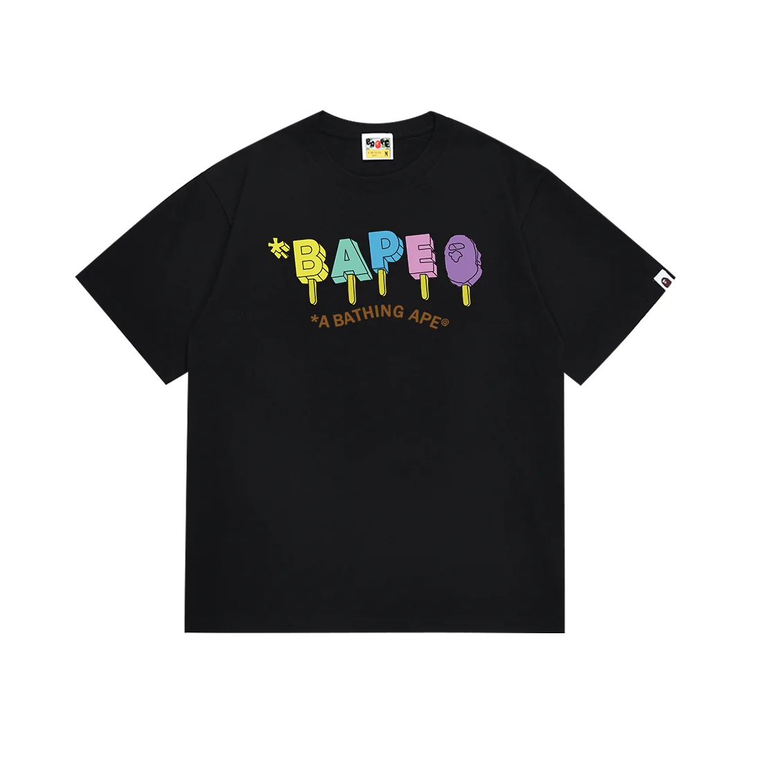 A Bathing Ape BAPE BAPE Ice Pop Black T-Shirt Black - 1