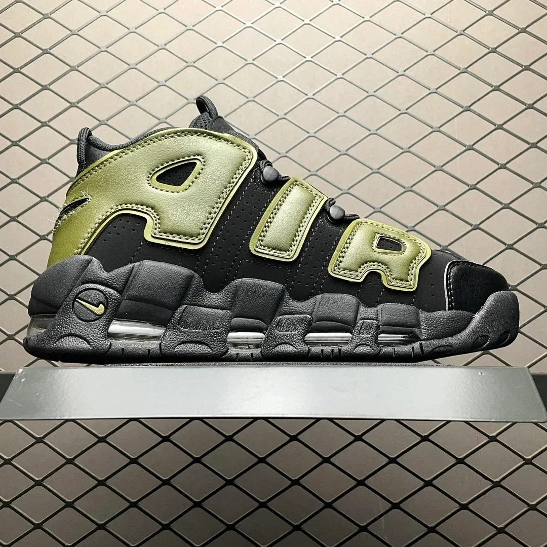 Nike Nike Air More Uptempo SK01-05109 Olive Green/Black Sneakers Black