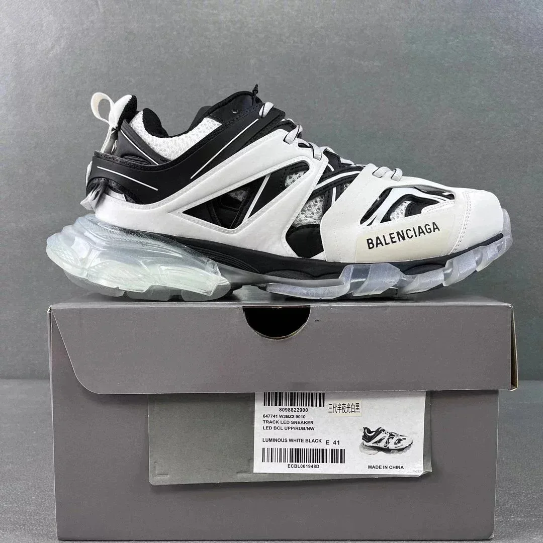 Balenciaga Balenciaga Track 3.0 Luminous White Black Sneakers White