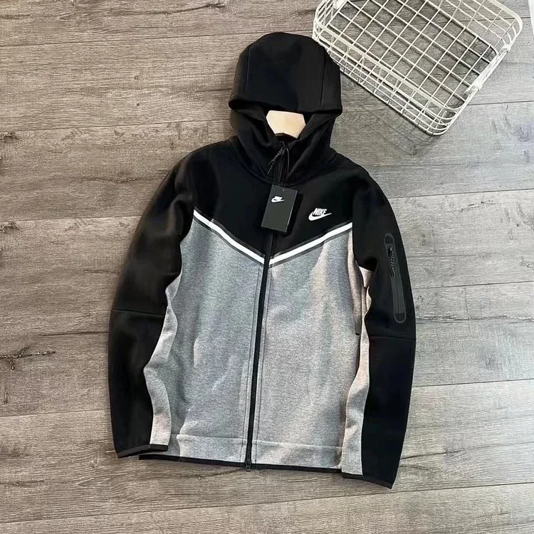 Nike Nike Tech Fleece Black/Heather Grey Hoodie Black - 1