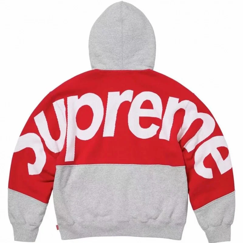 Supreme Supreme Box Logo Hoodie Red/Grey Red - 1